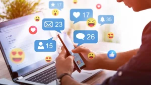 comments on social media