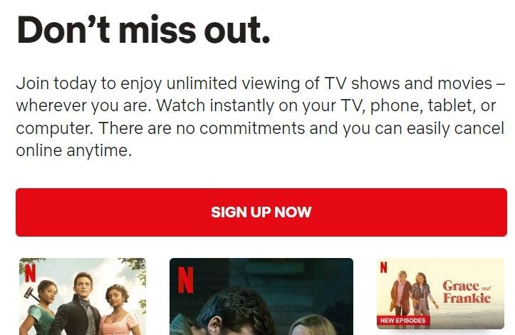 Email marketing netflix